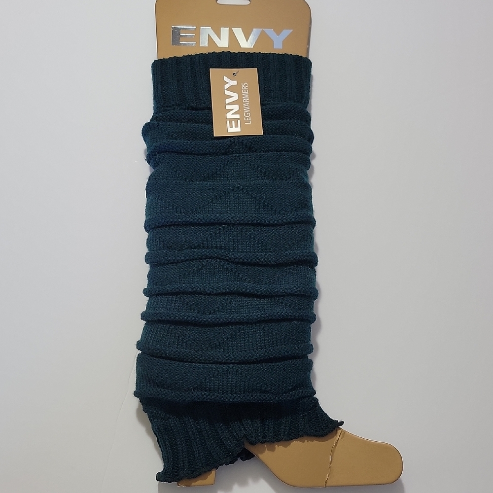 🆕️ Envy Hunter Green Leg Warmers - Picture 2 of 3